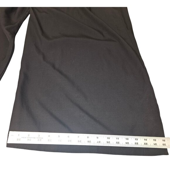 Zara Palazzo Black Pants Size Large Office Workwear - Picture 6 of 10